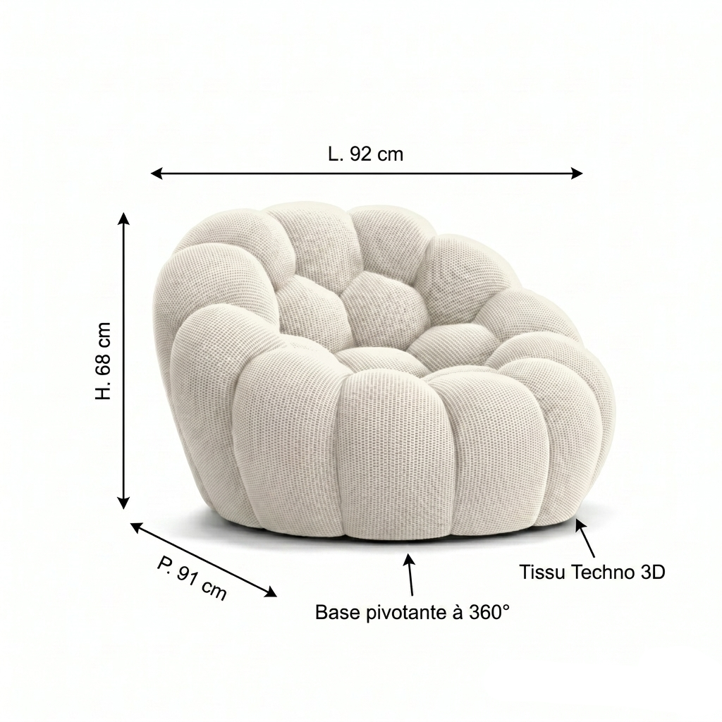 Astra 3D Bubble Sofa Mini